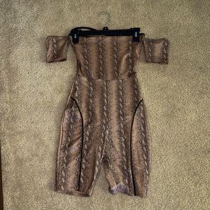 Snake Skin Romper